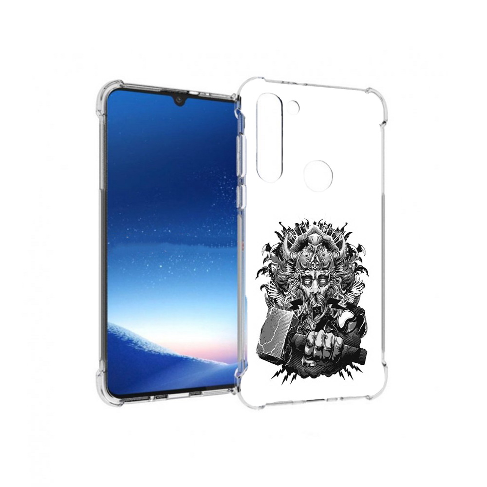 

Чехол MyPads Tocco для Motorola Moto G8 Power злой тор (PT143076.340.363), Прозрачный, Tocco