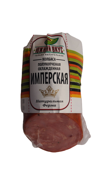 

Колбаса Южный вкус Имперская полукопченая +-400 г