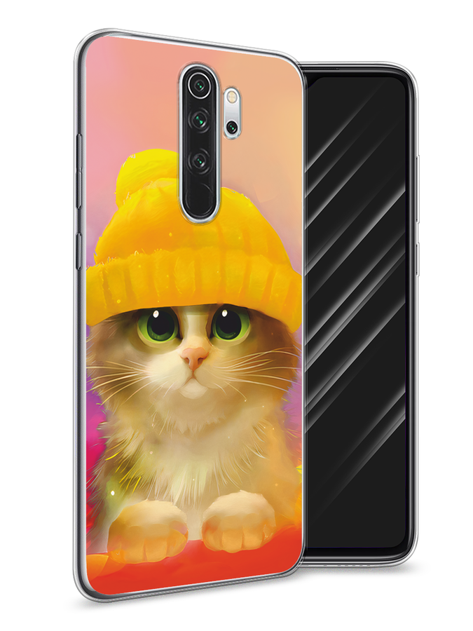 

Чехол Awog на Xiaomi Redmi Note 8 Pro "Котенок в желтой шапке", Разноцветный, 36650-2