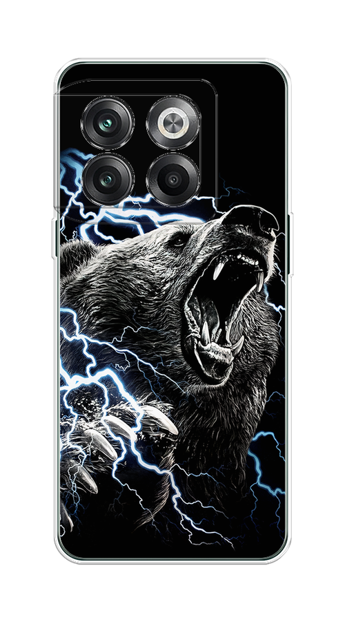 

Чехол на OnePlus 10T/Ace Pro "Гроза и медведь", Черный;серый;серебристый, 153150-1