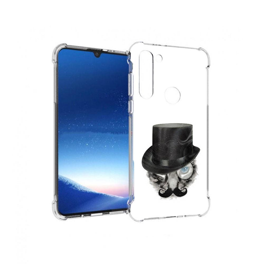 

Чехол MyPads Tocco для Motorola Moto G8 Power интелегентный кот (PT143076.340.378), Прозрачный, Tocco