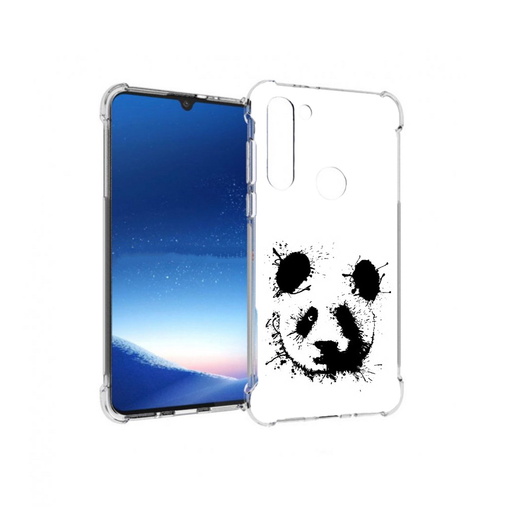 

Чехол MyPads Tocco для Motorola Moto G8 Power клякса-панда (PT143076.340.389), Прозрачный, Tocco