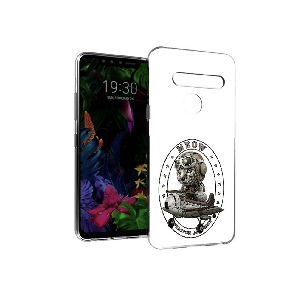 

Чехол MyPads Tocco для LG G8 кот в самолете (PT135945.76.395), Tocco