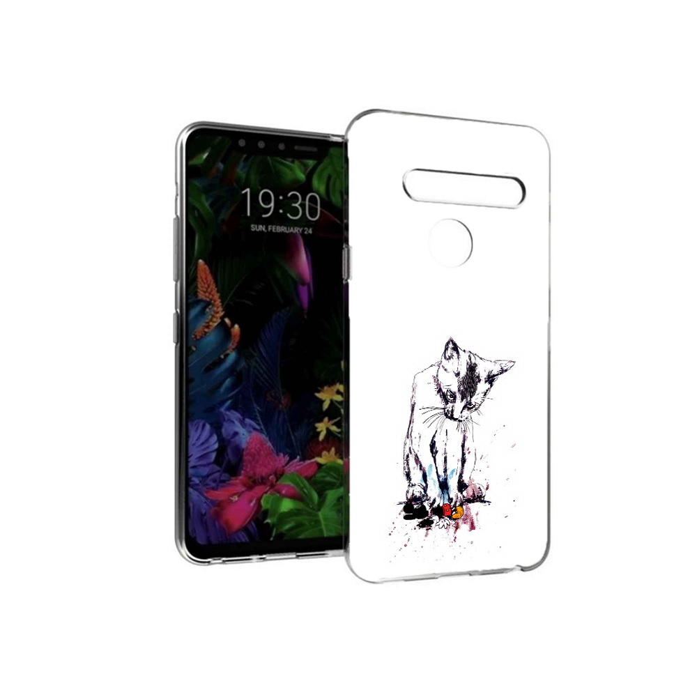

Чехол MyPads Tocco для LG G8 кот и микки (PT135945.76.399), Tocco