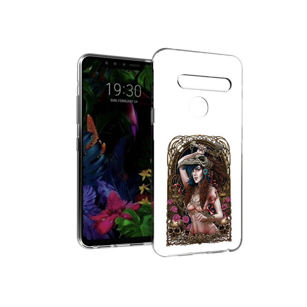 

Чехол MyPads Tocco для LG G8 красивая девушка рисунок (PT135945.76.407), Tocco