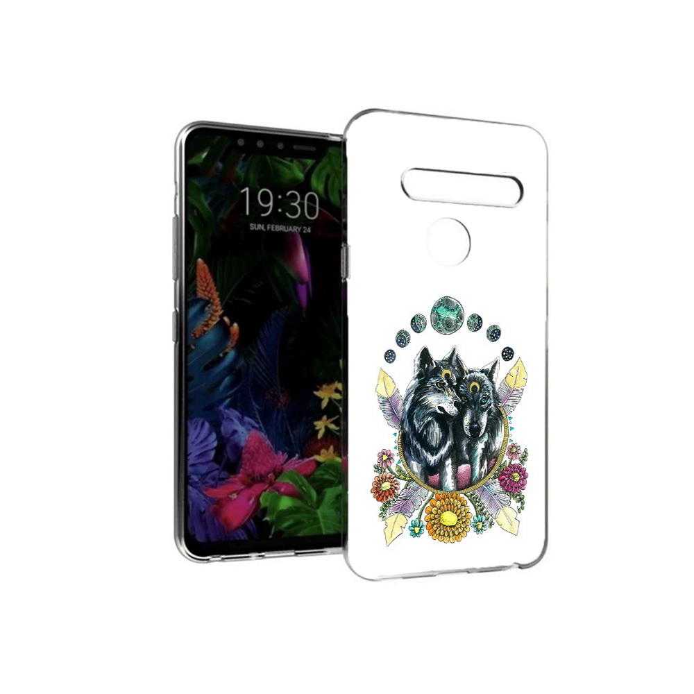 

Чехол MyPads Tocco для LG G8 красивые волки абстракция (PT135945.76.408), Tocco
