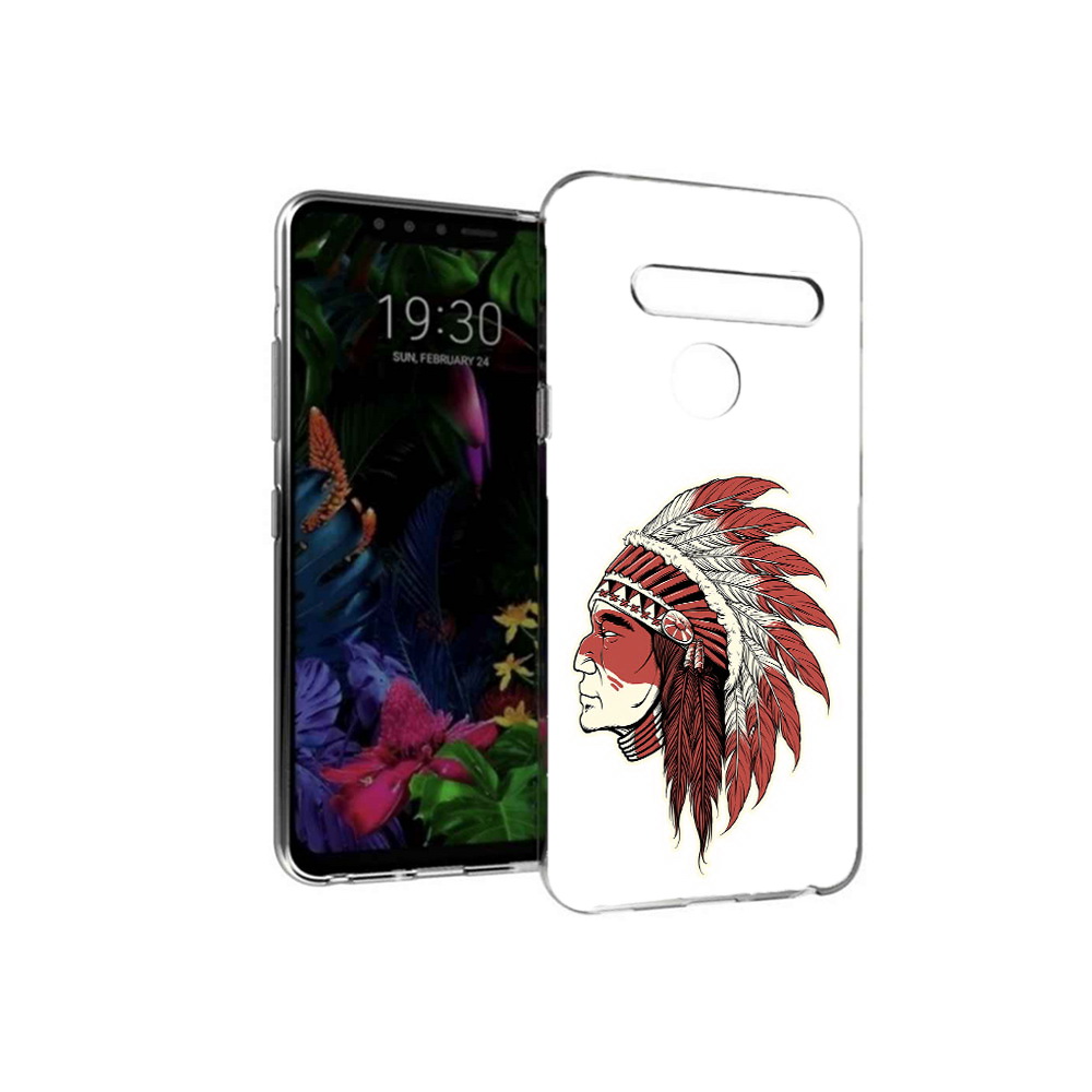 

Чехол MyPads Tocco для LG G8 красный индеец (PT135945.76.411), Tocco