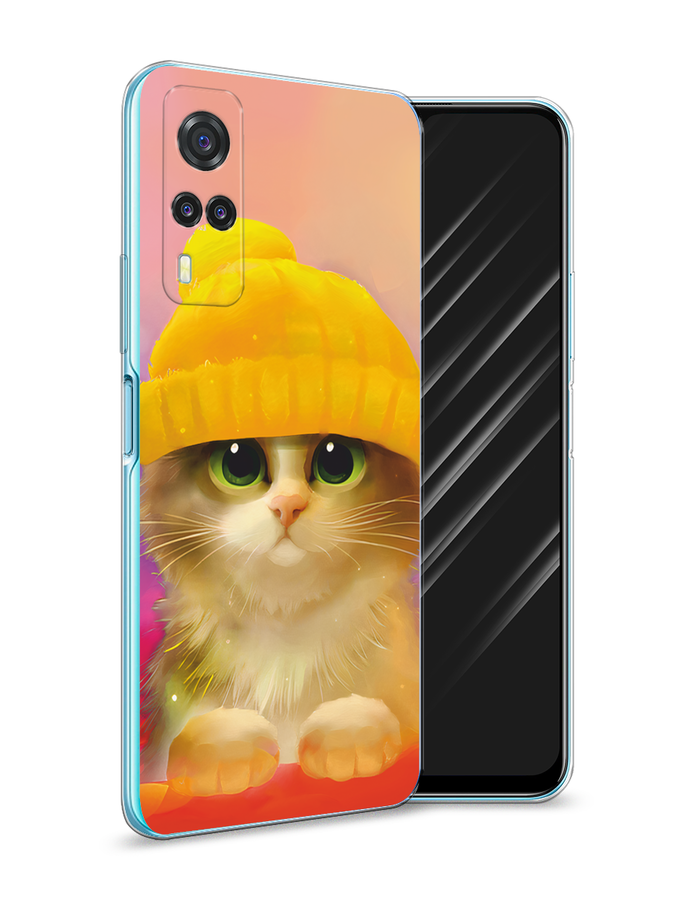 

Чехол Awog на Vivo Y31 "Котенок в желтой шапке", Разноцветный, 263750-2