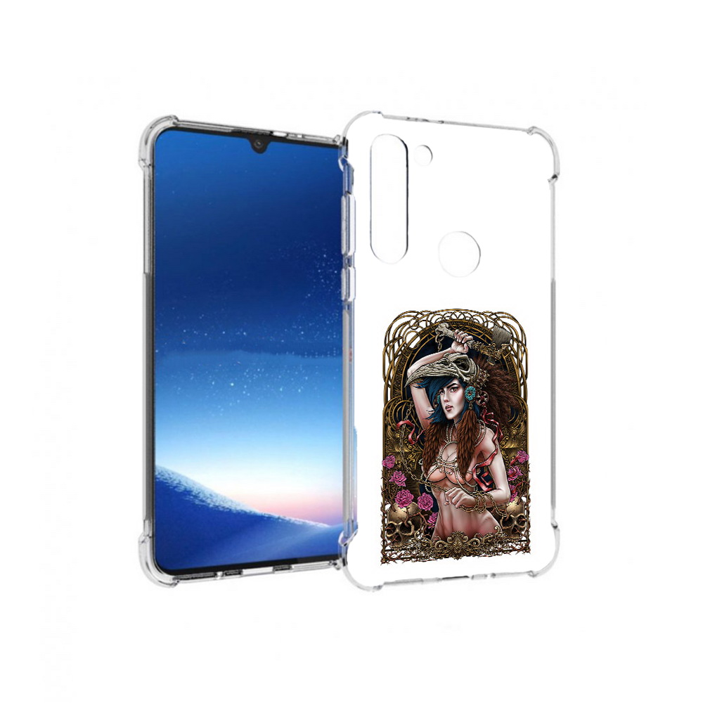 

Чехол MyPads Tocco для Motorola Moto G8 Power красивая девушка рисунок (PT143076.340.407), Прозрачный, Tocco