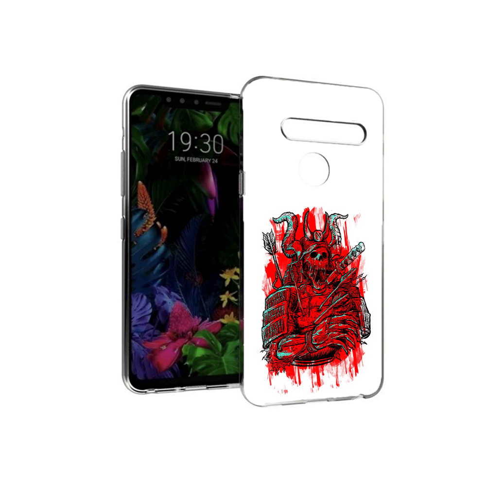 

Чехол MyPads Tocco для LG G8 красный скелет воин (PT135945.76.413), Tocco