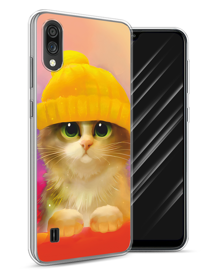 

Чехол Awog на ZTE Blade A51 lite / ЗТЕ Блэйд A51 lite "Котенок в желтой шапке", Разноцветный, 134850-2