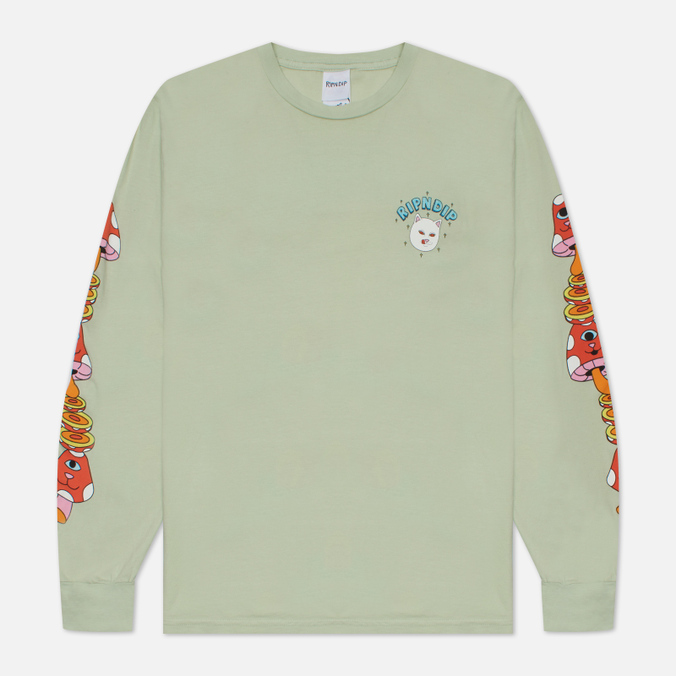 

Лонгслив мужской Ripndip RND8049 зеленый S, RND8049