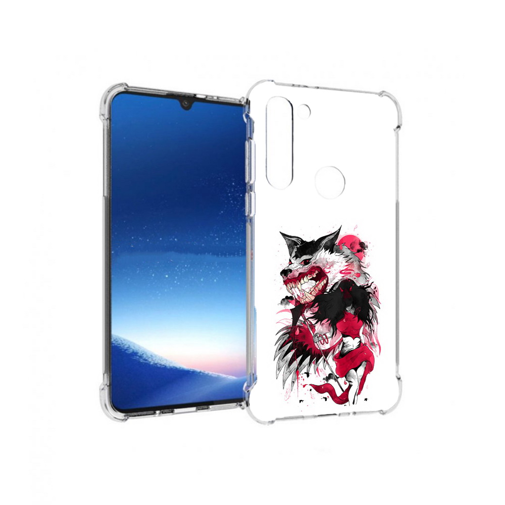 

Чехол MyPads Tocco для Motorola Moto G8 Power красная шапочка (PT143076.340.410), Прозрачный, Tocco