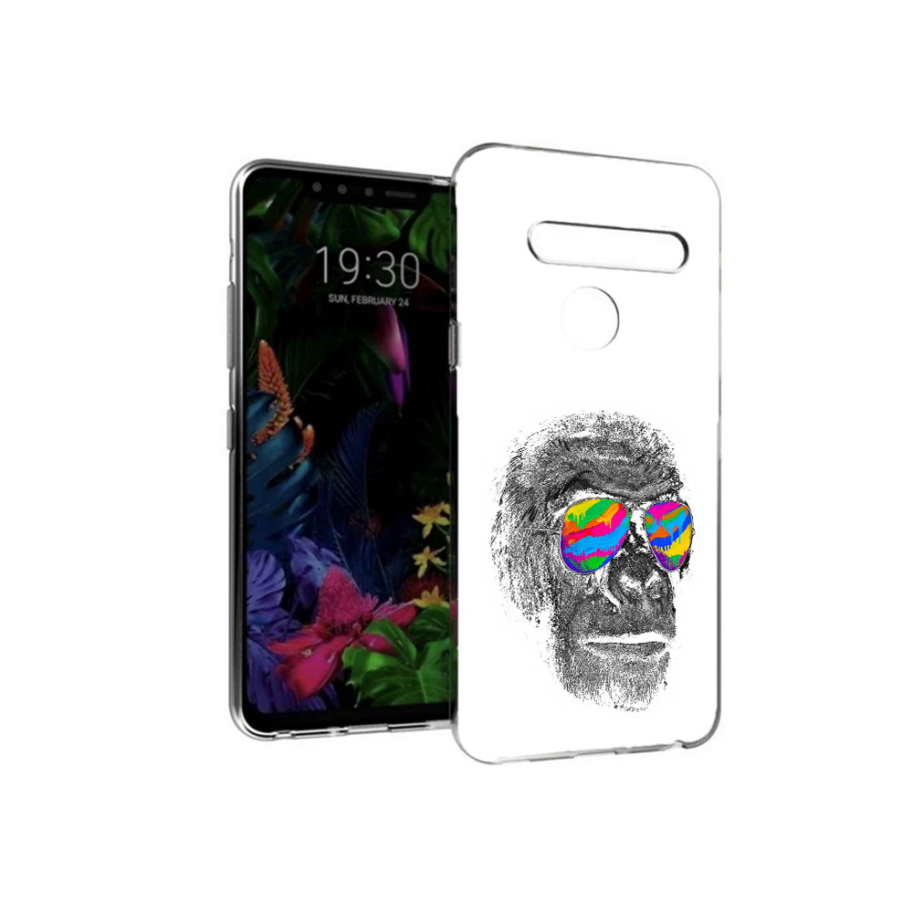 

Чехол MyPads Tocco для LG G8 крутая обезьяна в очках (PT135945.76.422), Tocco