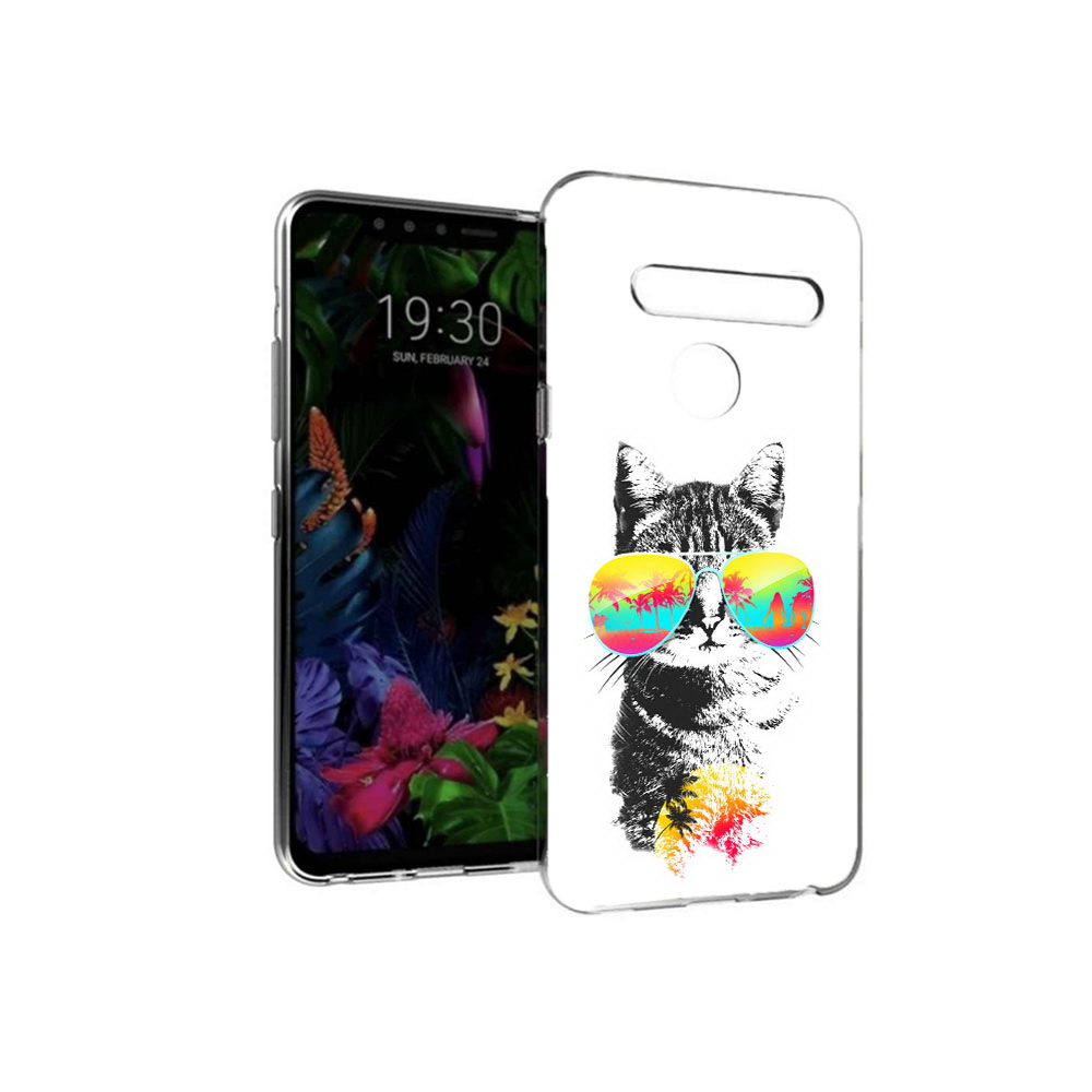

Чехол MyPads Tocco для LG G8 крутой кот (PT135945.76.425), Tocco