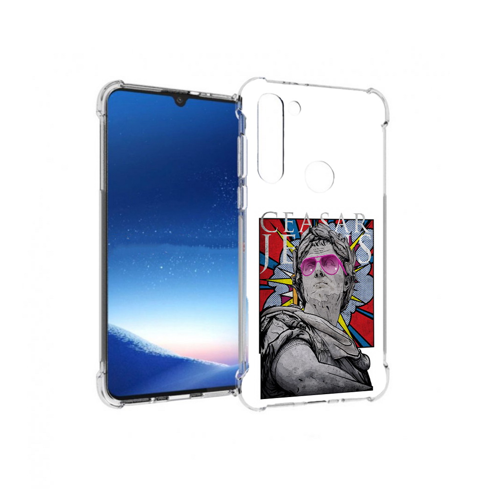

Чехол MyPads Tocco для Motorola Moto G8 Power крутая статуя свободы (PT143076.340.423), Прозрачный, Tocco