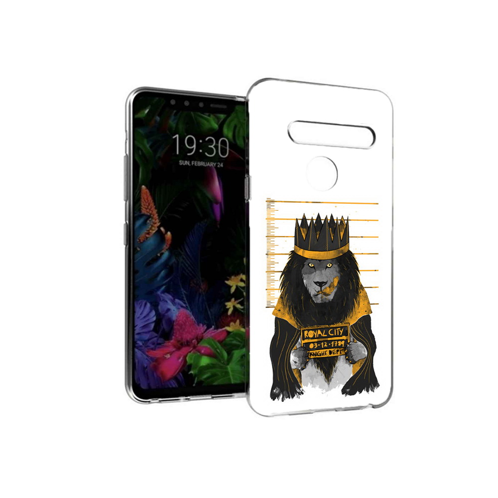 

Чехол MyPads Tocco для LG G8 лев в законе (PT135945.76.435), Tocco