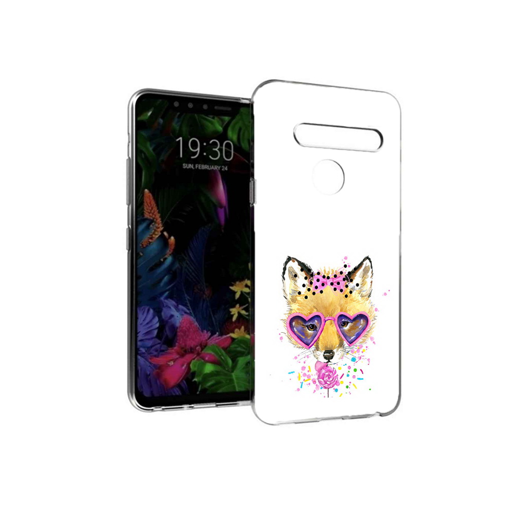 

Чехол MyPads Tocco для LG G8 лисенок с бантиком (PT135945.76.441), Tocco