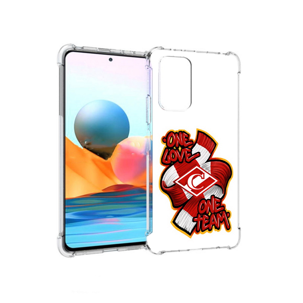 Чехол MyPads Tocco для Xiaomi Redmi Note 10 Pro ФК спарак 1 любовь (PT158414.284.184)