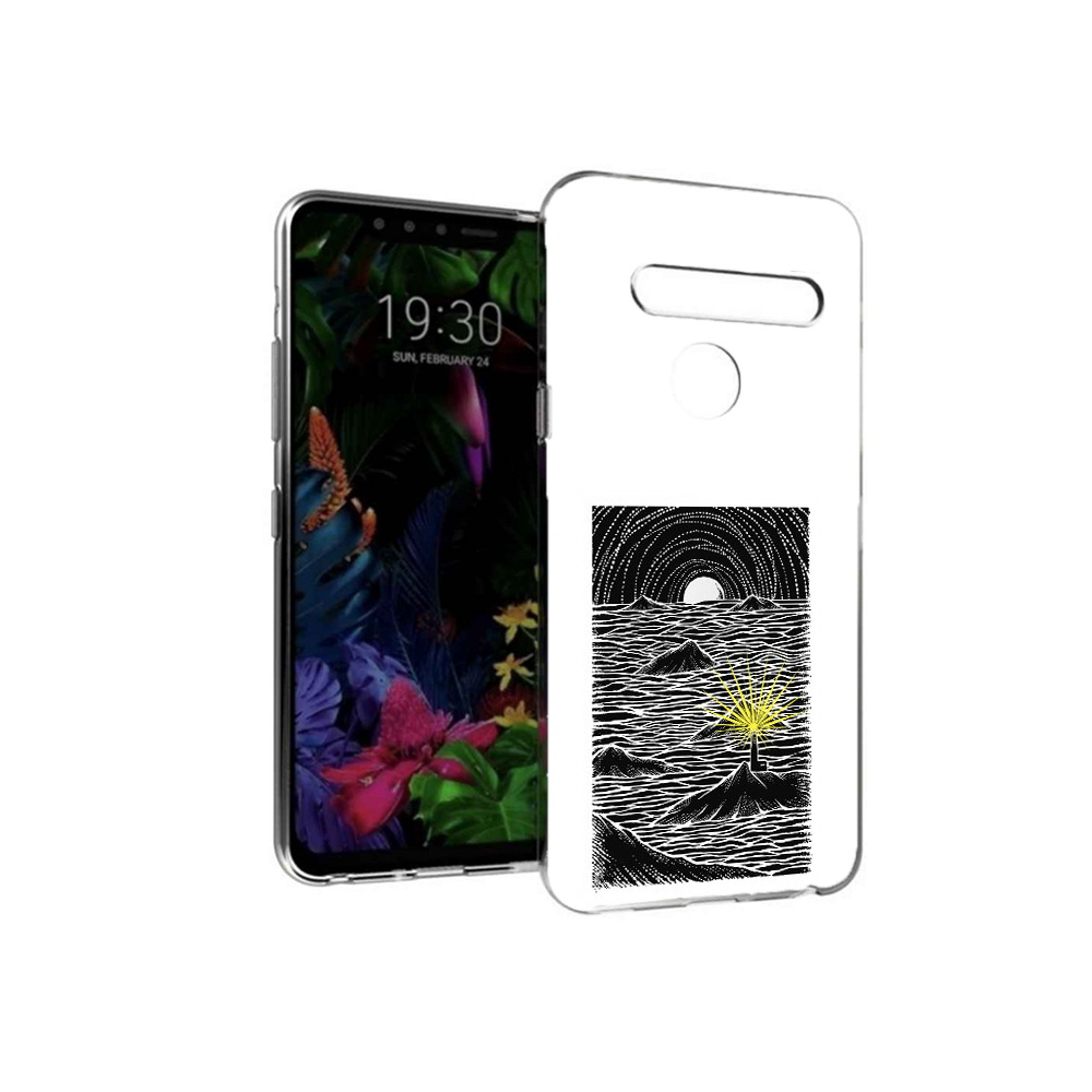 

Чехол MyPads Tocco для LG G8 маяк в черно белом море (PT135945.76.460), Tocco