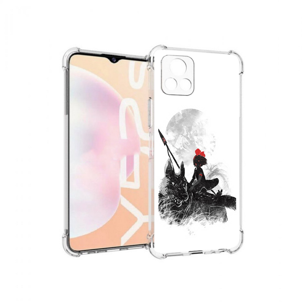 

Чехол MyPads Tocco для Vivo Y52s мононоке, Прозрачный, Tocco