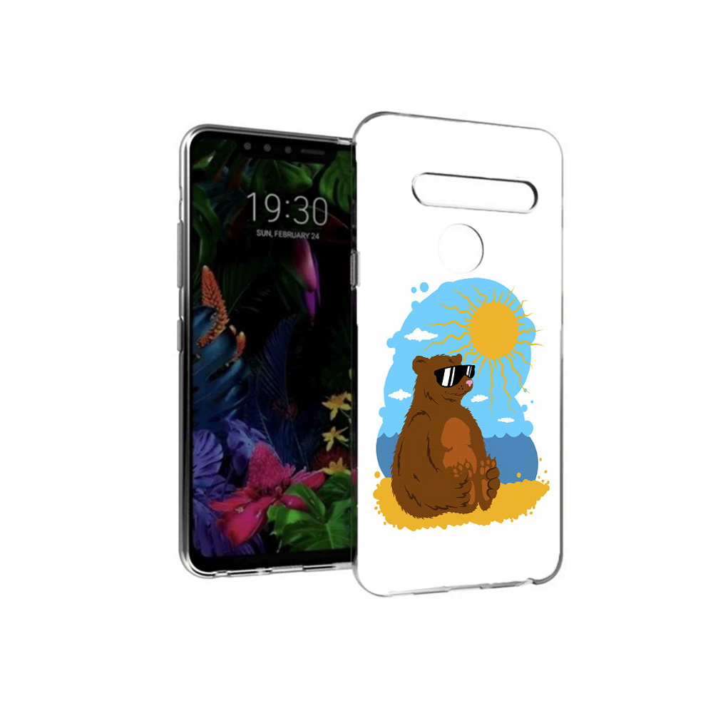 

Чехол MyPads Tocco для LG G8 медведь на чиле (PT135945.76.468), Tocco