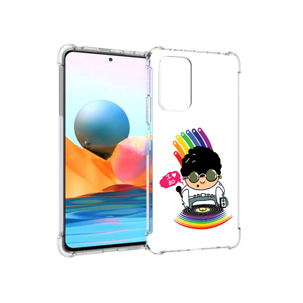 Чехол MyPads Tocco для Xiaomi Redmi Note 10 Pro Я люблю 80-е (PT158414.284.205)