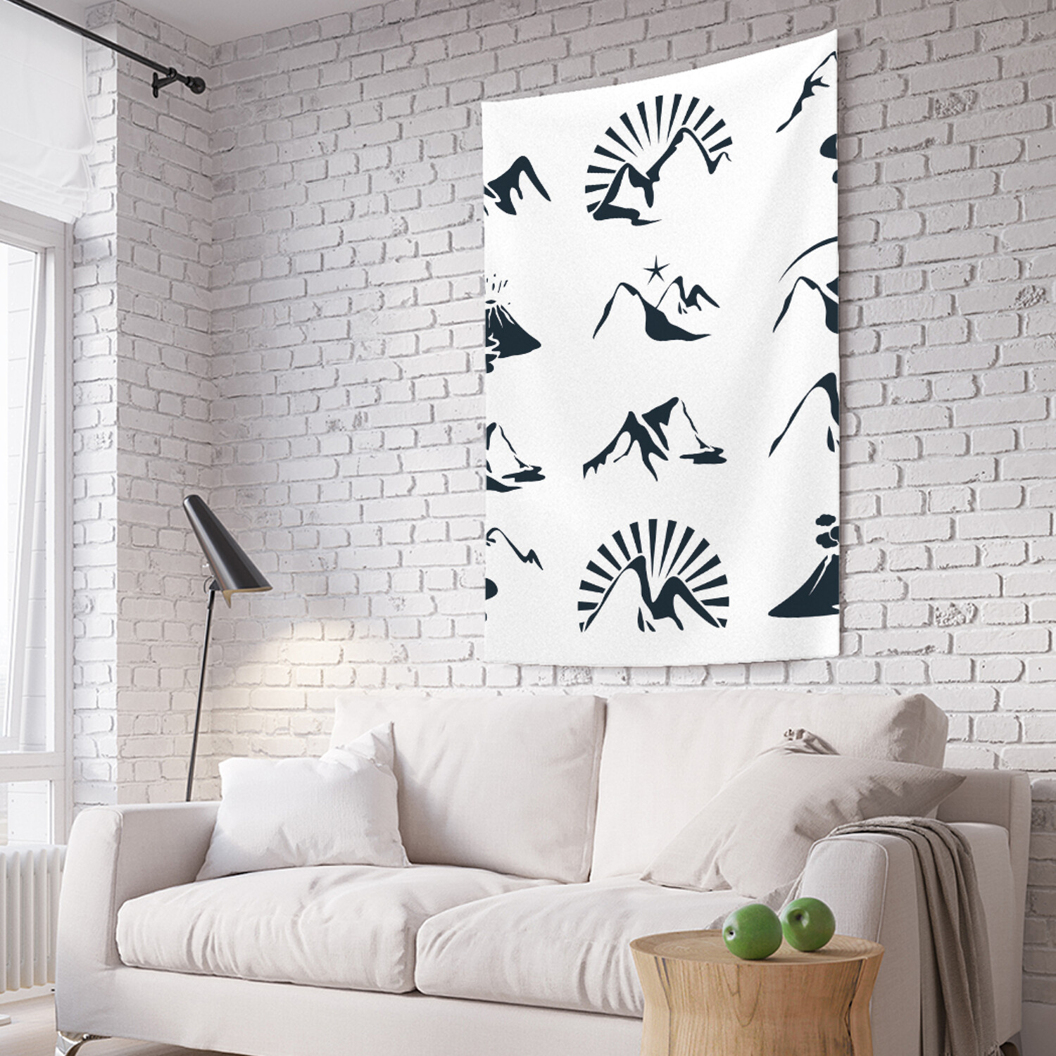

Вертикальное фотопанно на стену JoyArty Горы и вулканы 150x200 см, Горы и вулканы