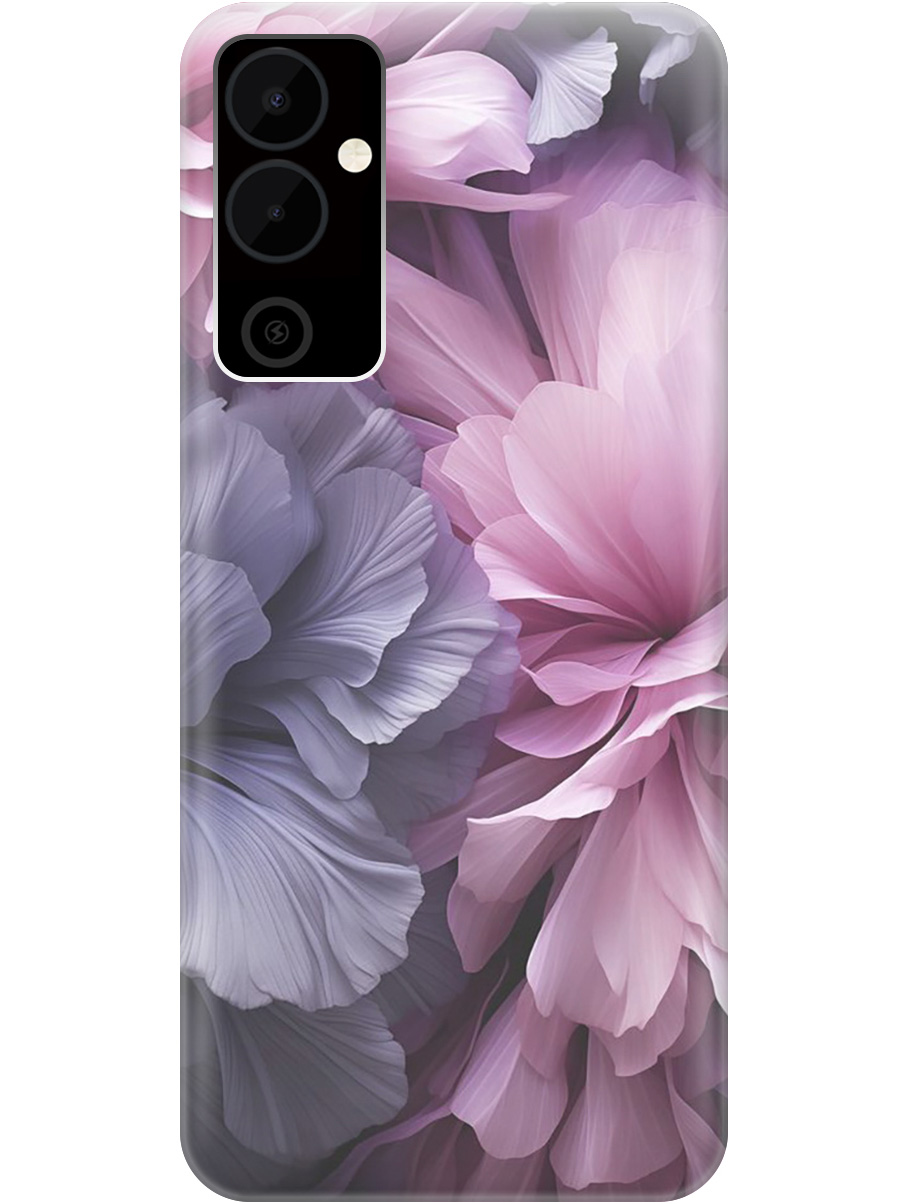 

Силиконовый чехол на Tecno Pova Neo 2 с рисунком "Розово-фиолетовые цветы", Розовый;фиолетовый, 20001476