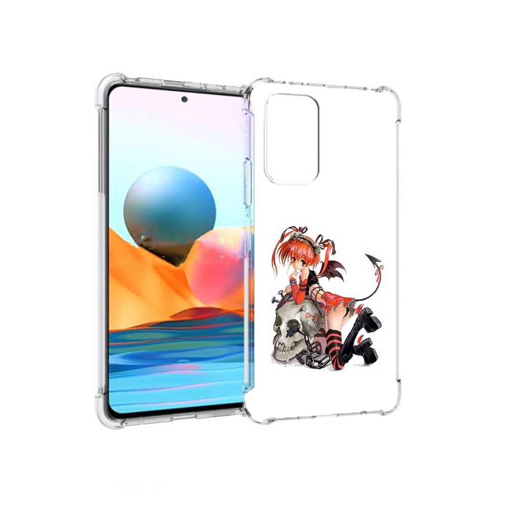 Чехол MyPads Tocco для Xiaomi Redmi Note 10 Pro аниме (PT158414.284.221)