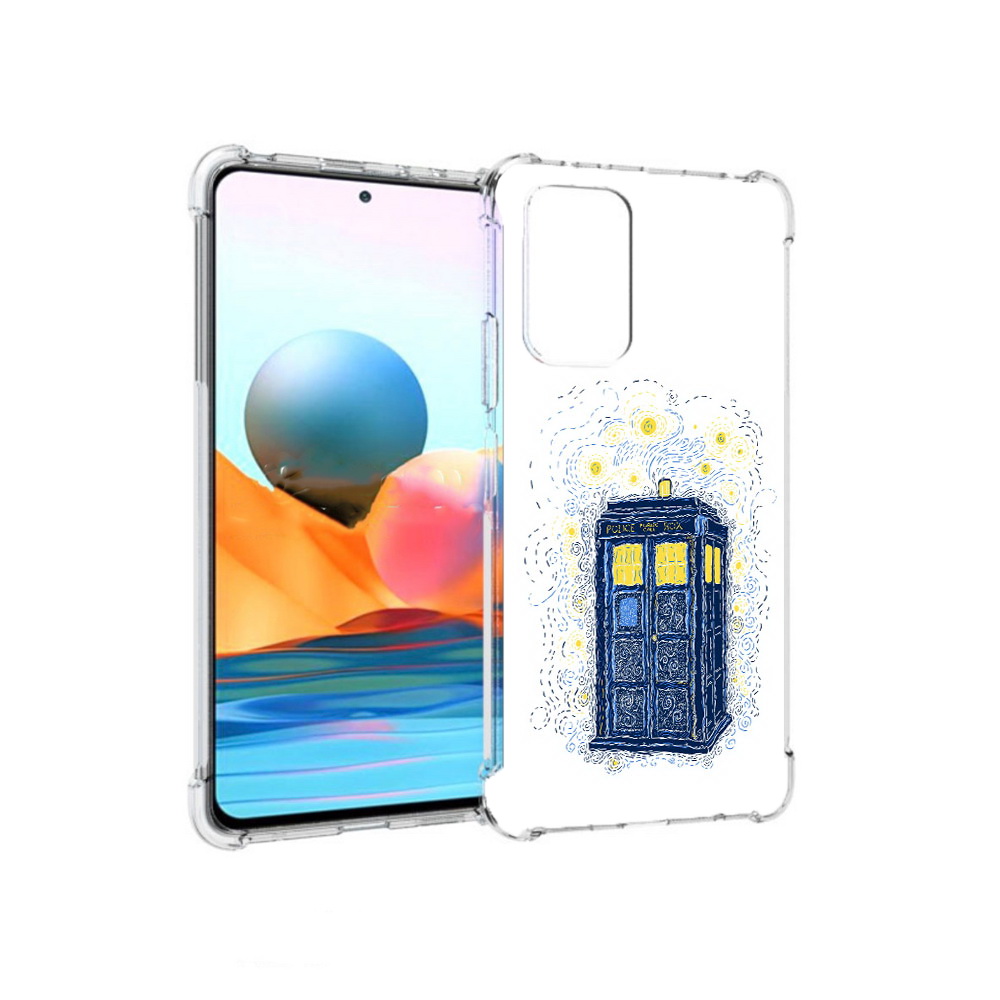 Чехол MyPads Tocco для Xiaomi Redmi Note 10 Pro будка рисунок (PT158414.284.249)