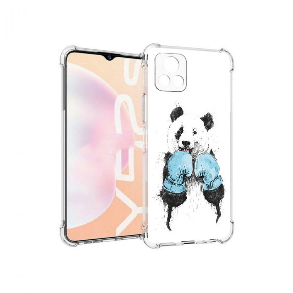 

Чехол MyPads Tocco для Vivo Y52s панда боксер, Прозрачный, Tocco