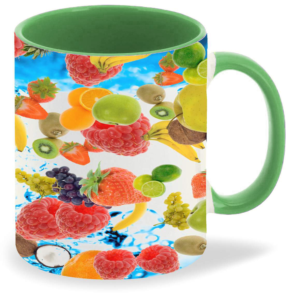 

Кружка CoolPodarok Фрукты и ягоды в воде