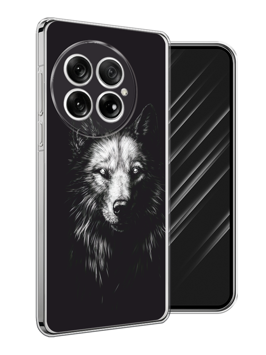 

Чехол Awog на OnePlus 13 "Волк черно белый", Серый;бежевый;белый, 155350-1