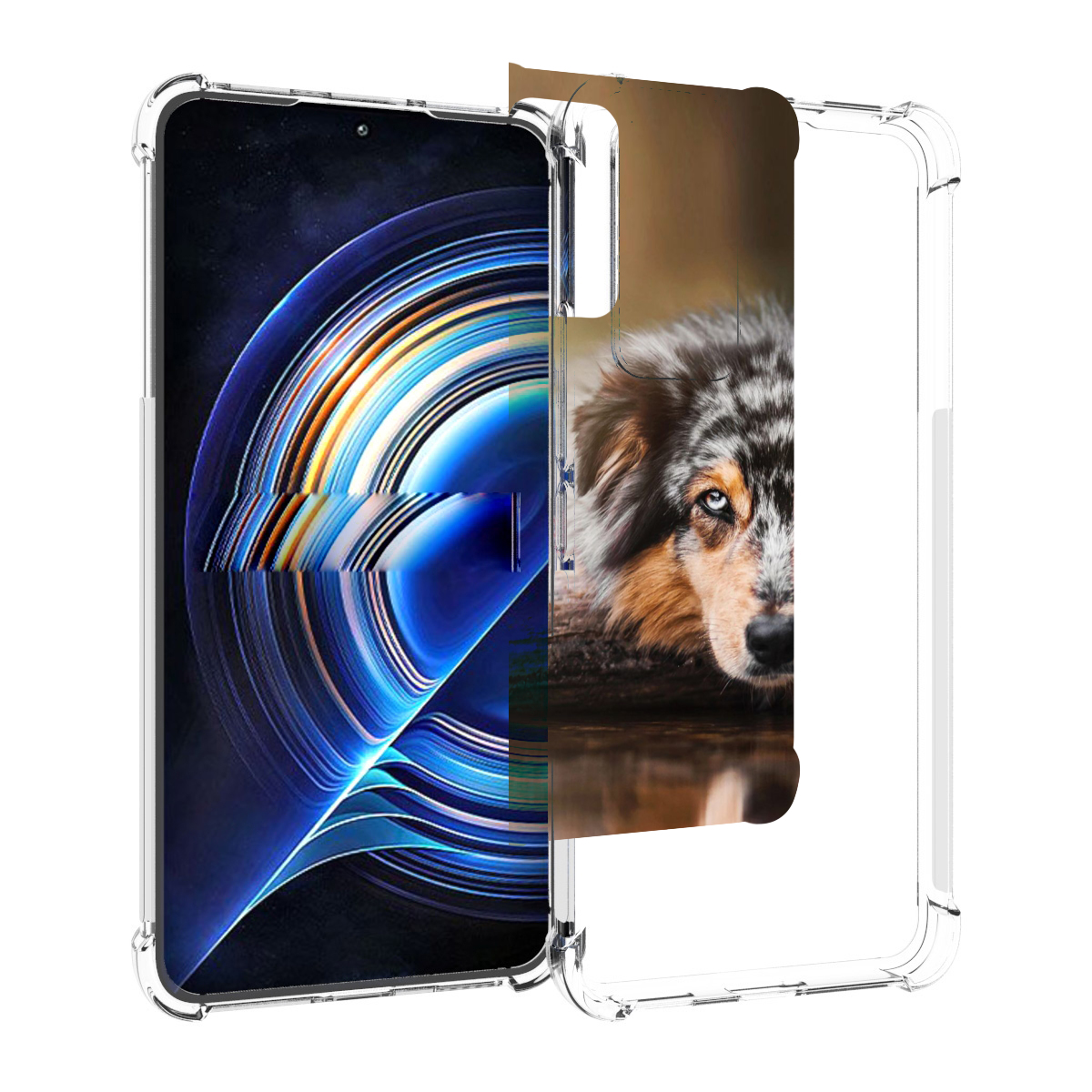 

Чехол MyPads австралииская овчарка для Tecno Camon 19 Neo, Прозрачный, Tocco