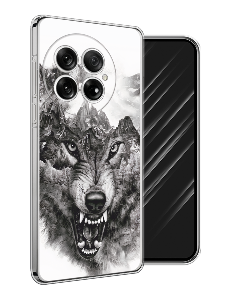 

Чехол Awog на OnePlus 13 "Волк в горах", Серый;белый;бежевый, 155350-1