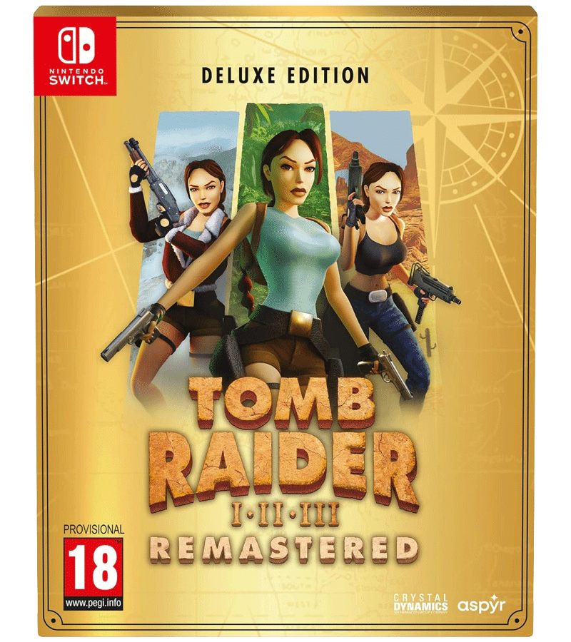 Игра Tomb Raider 1-3 Remastered: Deluxe Edition (Nintendo Switch, русская версия)