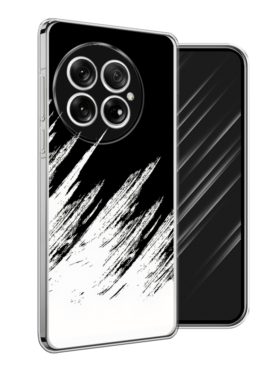 

Чехол Awog на OnePlus 13 "Черно белые брызги", Черный;белый;бежевый, 155350-1