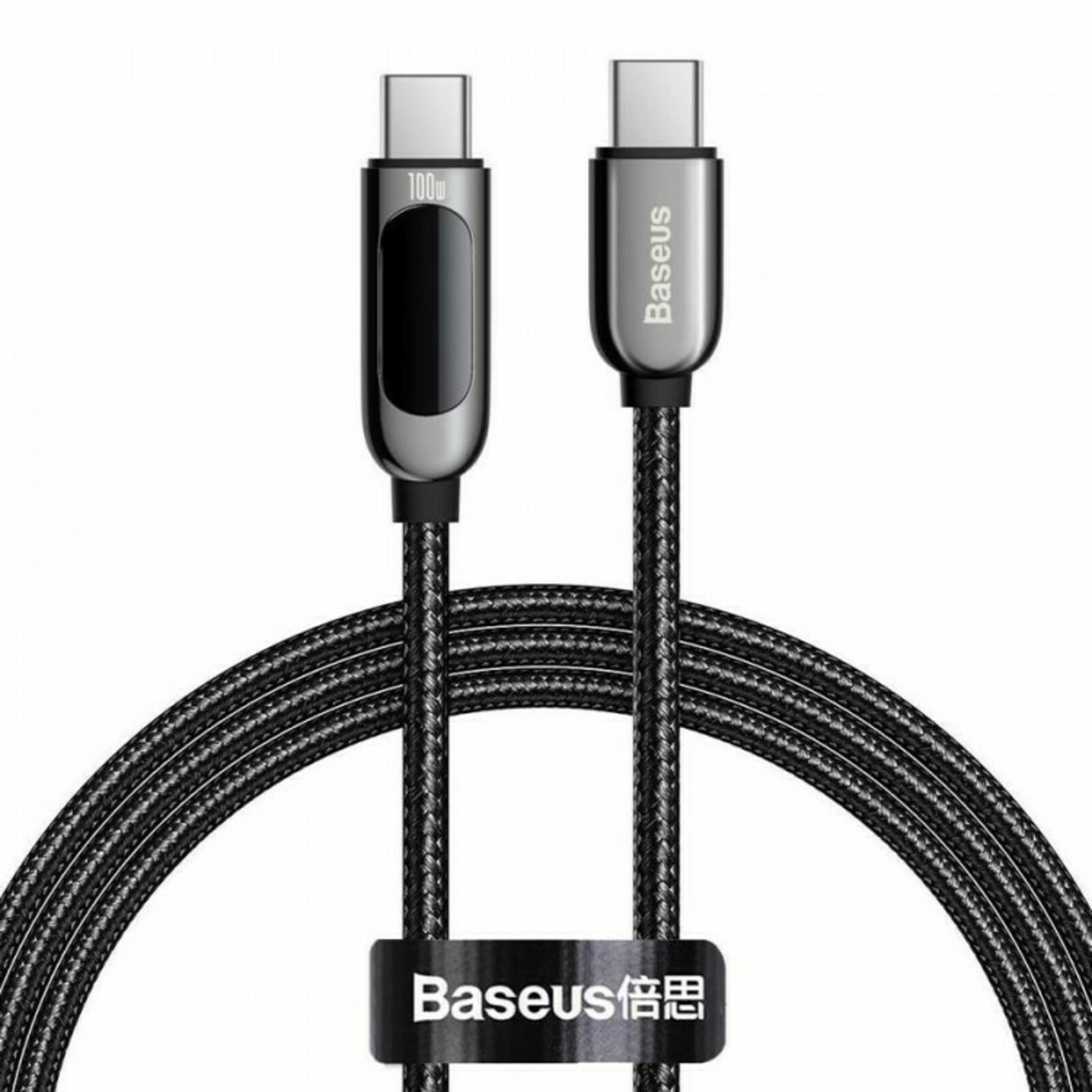 Дата-кабель Baseus CATSK-B01 Type-C to Type-C, 100W, 1м, черный
