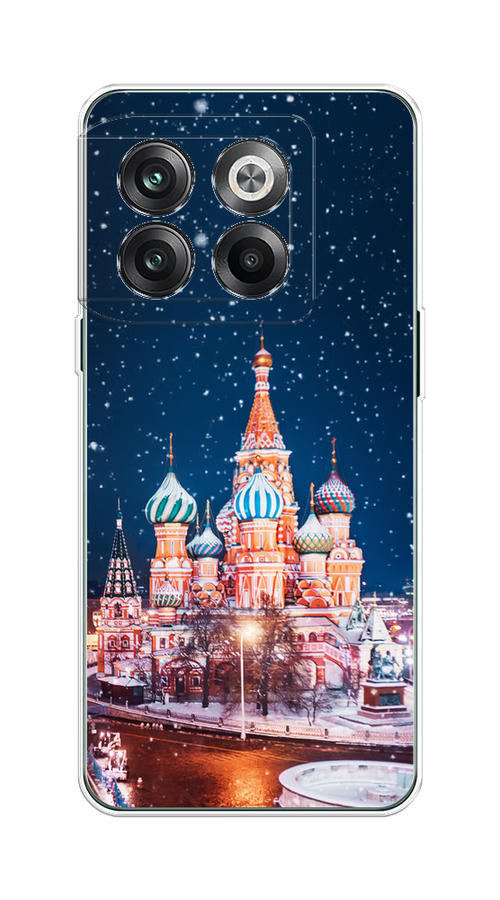 

Чехол на OnePlus 10T/Ace Pro "Москва 1", Коричневый;синий;белый, 153150-1