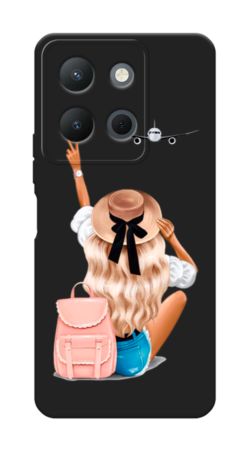 

Чехол Awog на Vivo Y36 4G "Автостопом самолетом", Бежевый;белый, 269252-1