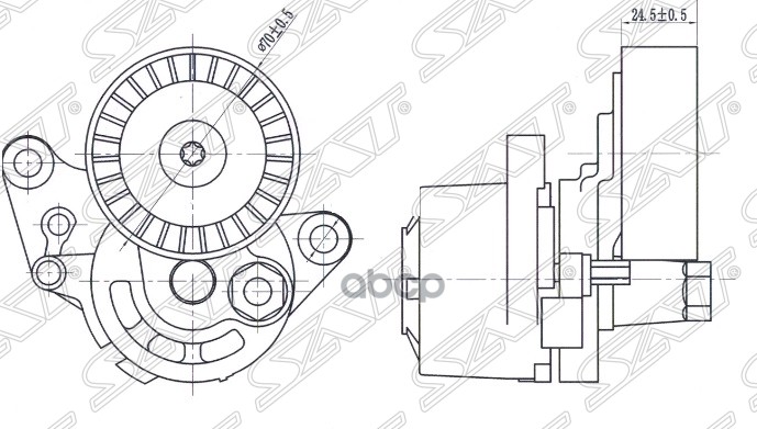 Натяжитель Приводного Ремня Nissan Teana/X-Trail 2,5 12- Sat арт. ST-11955-3TS0C