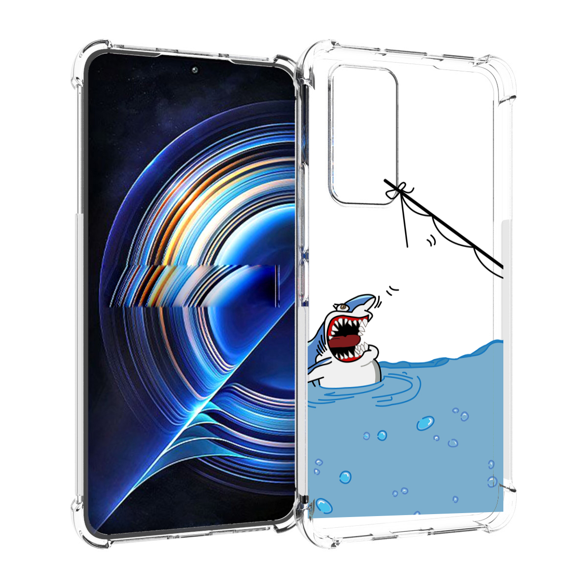 

Чехол MyPads акула-рисунок для Tecno Camon 19 Neo, Прозрачный, Tocco