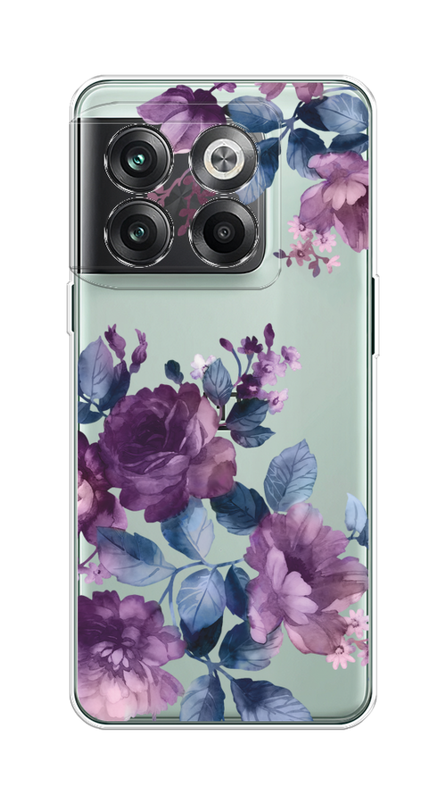 

Чехол на OnePlus 10T/Ace Pro "Purple Blossoms", Синий;фиолетовый, 153150-1