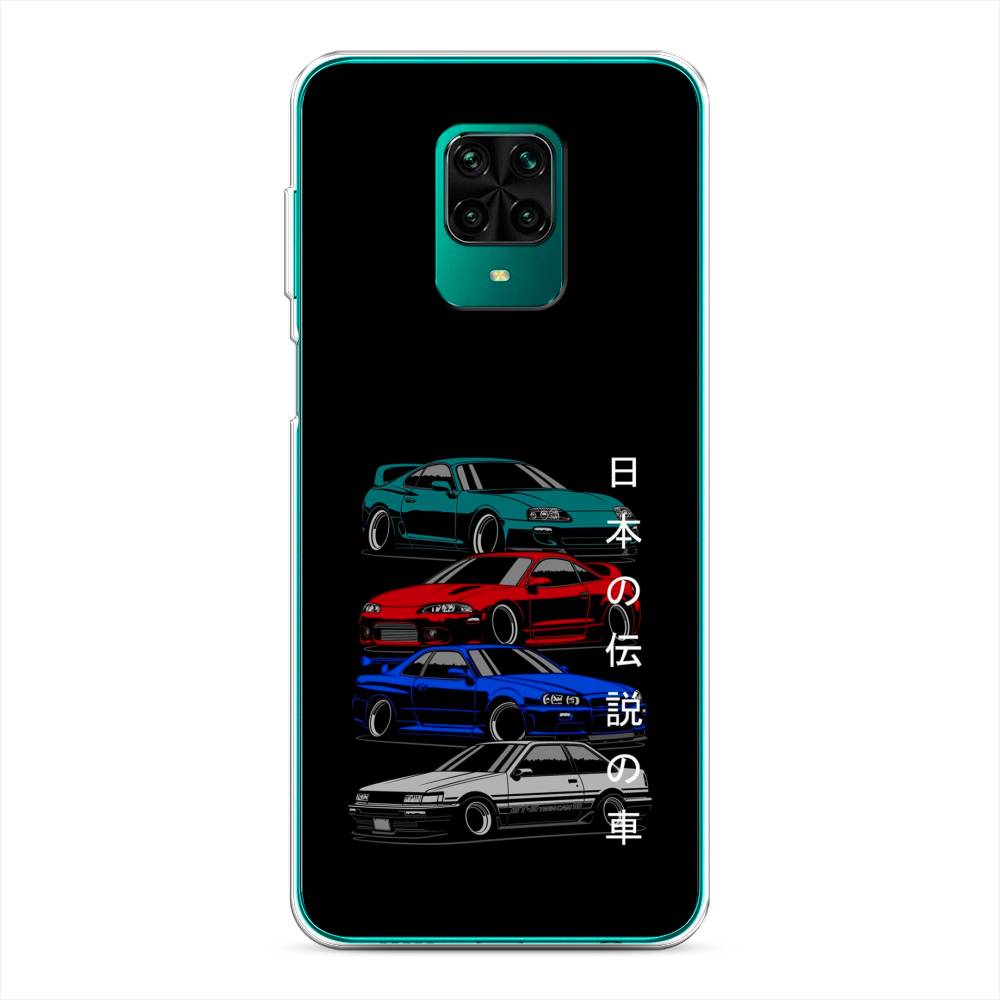 фото Силиконовый чехол "jdm legend cars" на xiaomi redmi note 9 pro awog