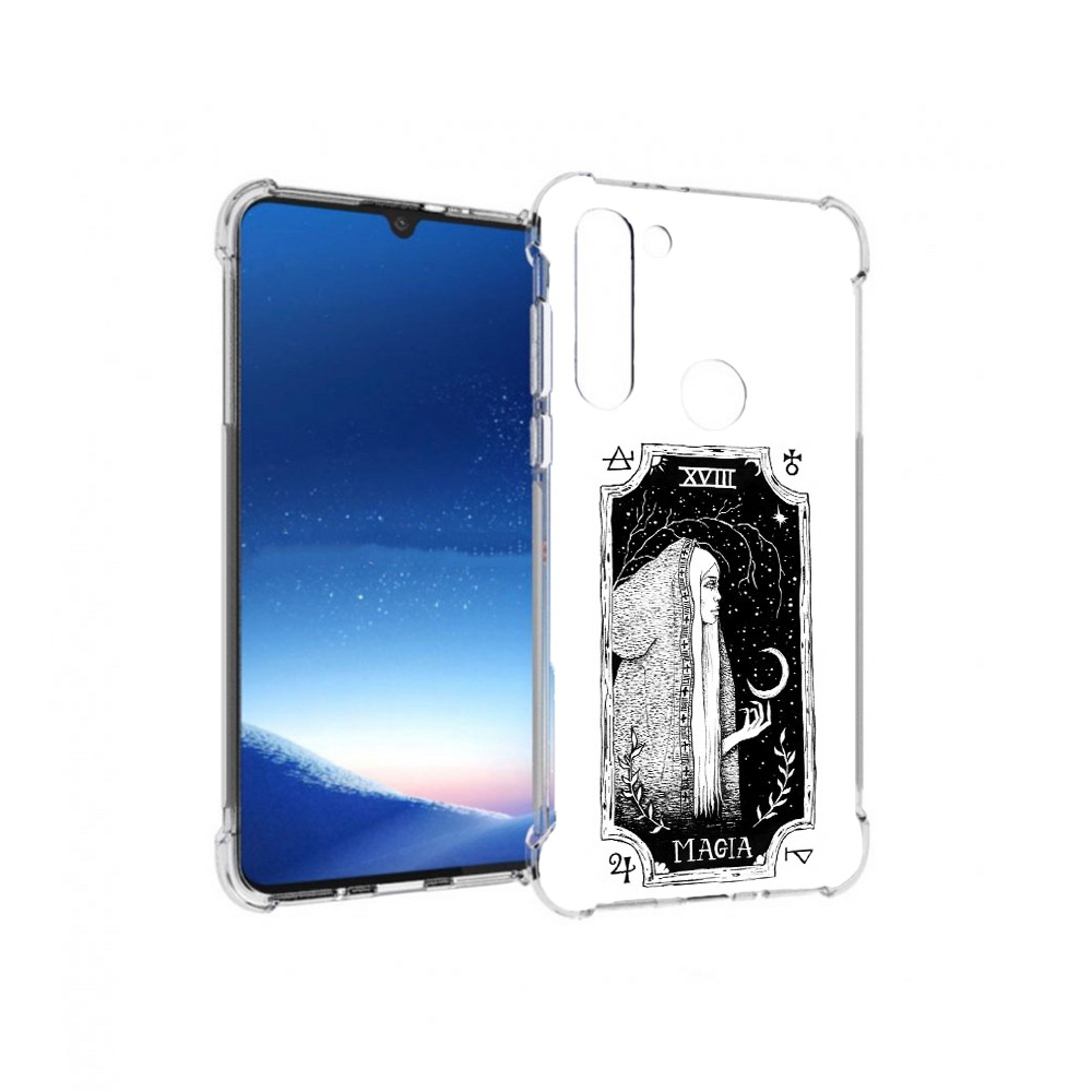 

Чехол MyPads Tocco для Motorola Moto G8 Power лунная магия (PT143076.340.447), Прозрачный, Tocco