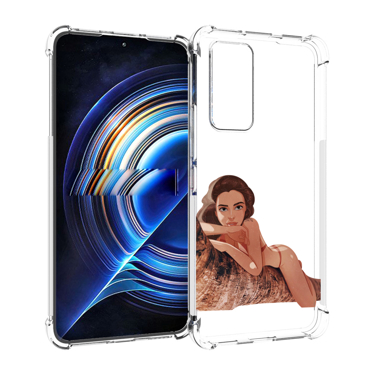 

Чехол MyPads амазонка-на-дереве для Tecno Camon 19 Neo, Прозрачный, Tocco
