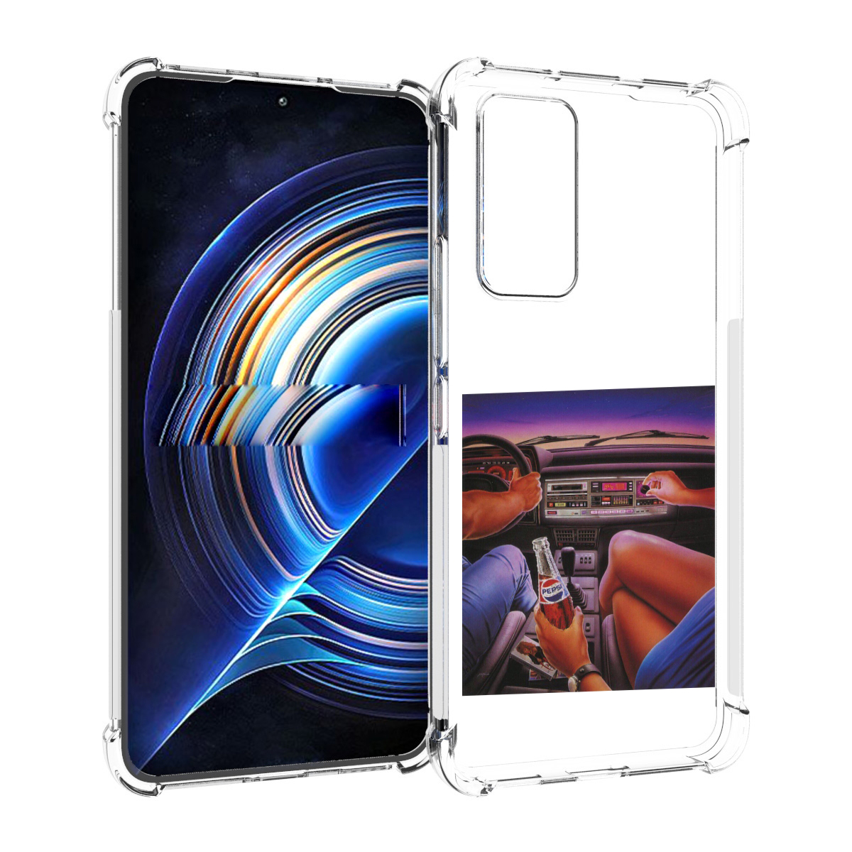 

Чехол MyPads американская машина салон для Tecno Camon 19 Neo, Прозрачный, Tocco