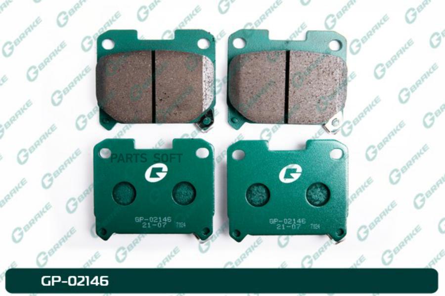 

Тормозные колодки GBRAKE GP02146