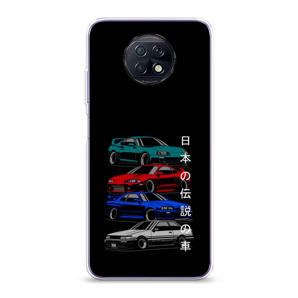 фото Силиконовый чехол "jdm legend cars" на xiaomi redmi note 9t awog